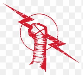 Cm Punk Lightning Bolt Fist Red Logo 953061 - PNG Cm Png
