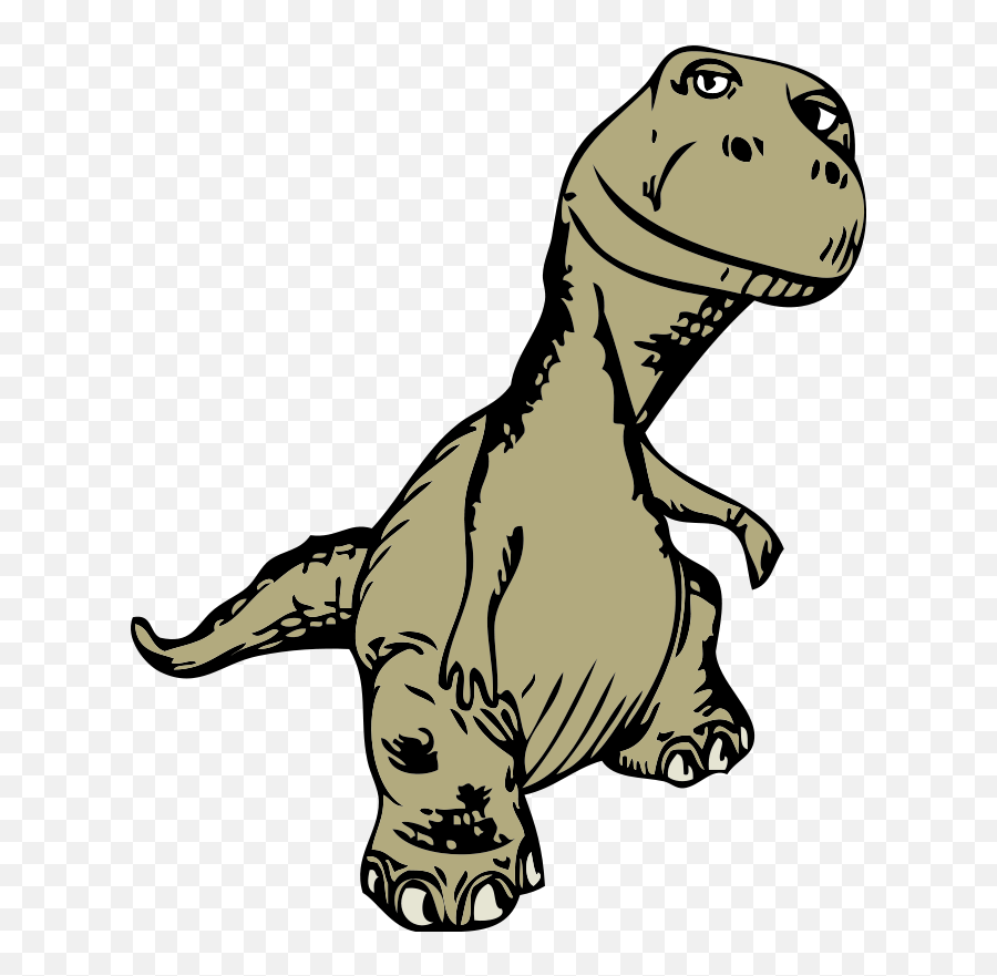Silhouette Clipart T Rex Transparent Free - Cartoon Dinosaur Front View Png,Dinosaur  Silhouette Png - free transparent png images 