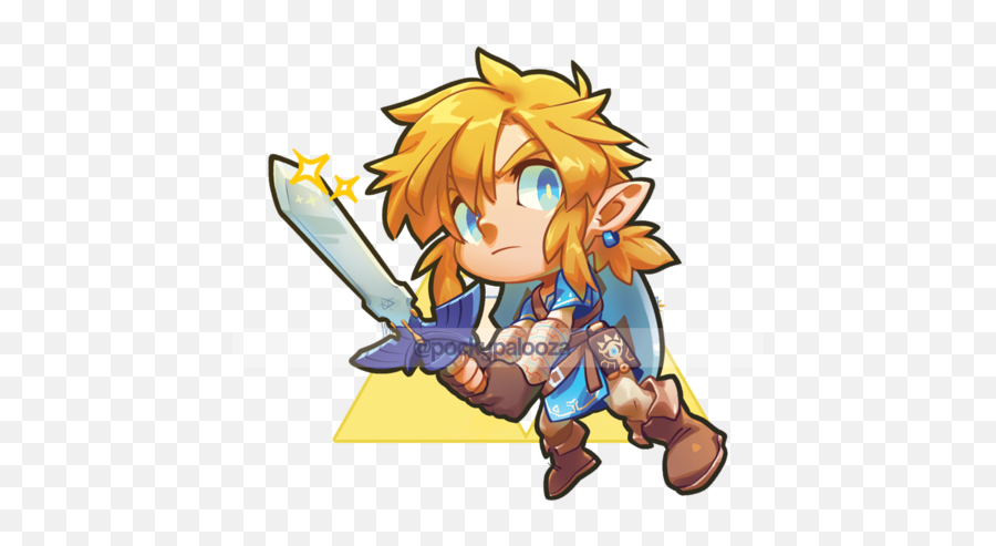 Link Acrylic Charm - Cartoon Png,Breath Of The Wild Link Png