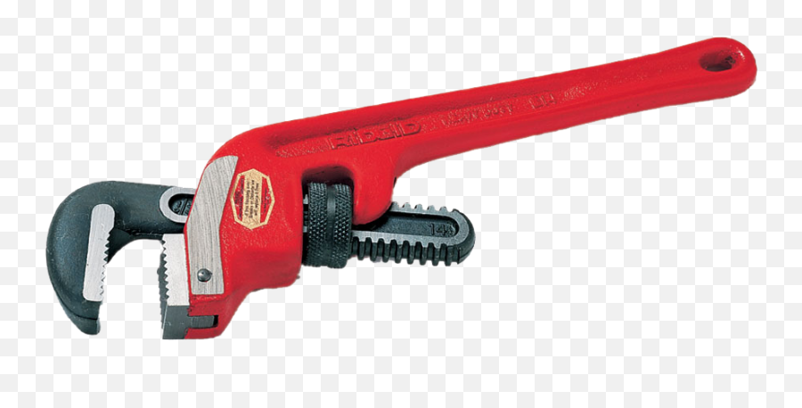 Download Pipe Wrench Png - Adjustable Wrench 260t 100w Ridgid Pipe Wrench Length,Wrench Transparent Background