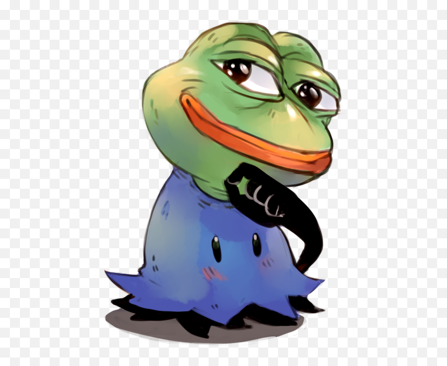 Mimikyu And Pepe The Frog - Frog Pokemon Png,Mimikyu Png