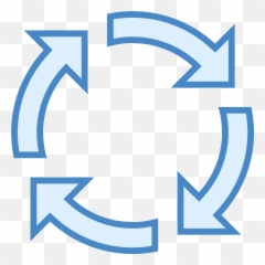 Free Clip Art Process Arrows - Icon Png
