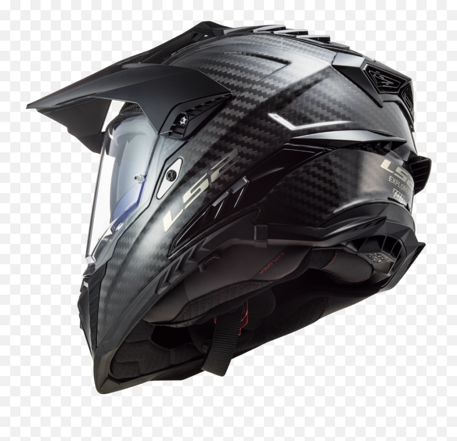 Ls2 Helmets 2021 Explorer C Mx701 Street Motorcycle - Ls2 Explorer Carbon Gloss Png,Chin Curtain For Icon Airmada