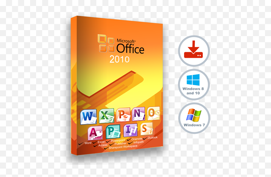 Microsoft Office 2010 2013 2016 Uk Student Business - Pack Office Png,Microsoft Office 2010 Logo Icon