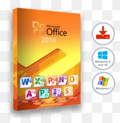 Microsoft Office 2010 2013 2016 Uk Student Business - Pack png