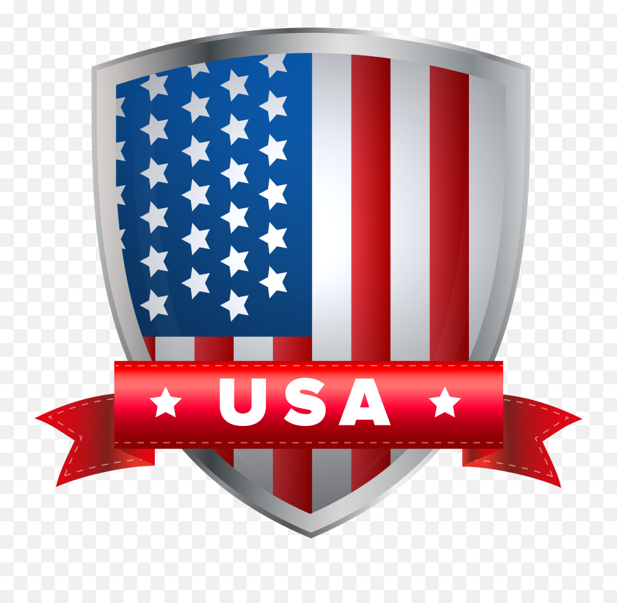 Download Great United Usa Of States Flag Seal Clipart Png - American Flag Shield Png,United States Flag Png