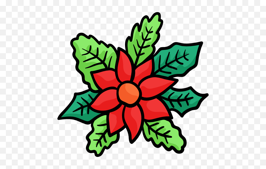 Free Icon Flower - Floral Png,Poinsettia Icon