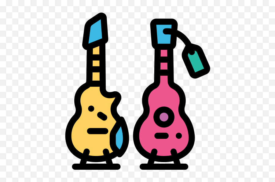 Guitars - Free Music Icons Clip Art Png,Icon Guitars