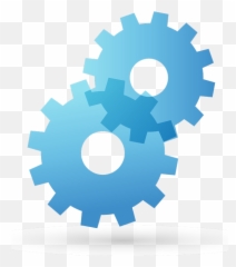 Mergers And Acquisitions - Gear Icon Black Clipart Full png