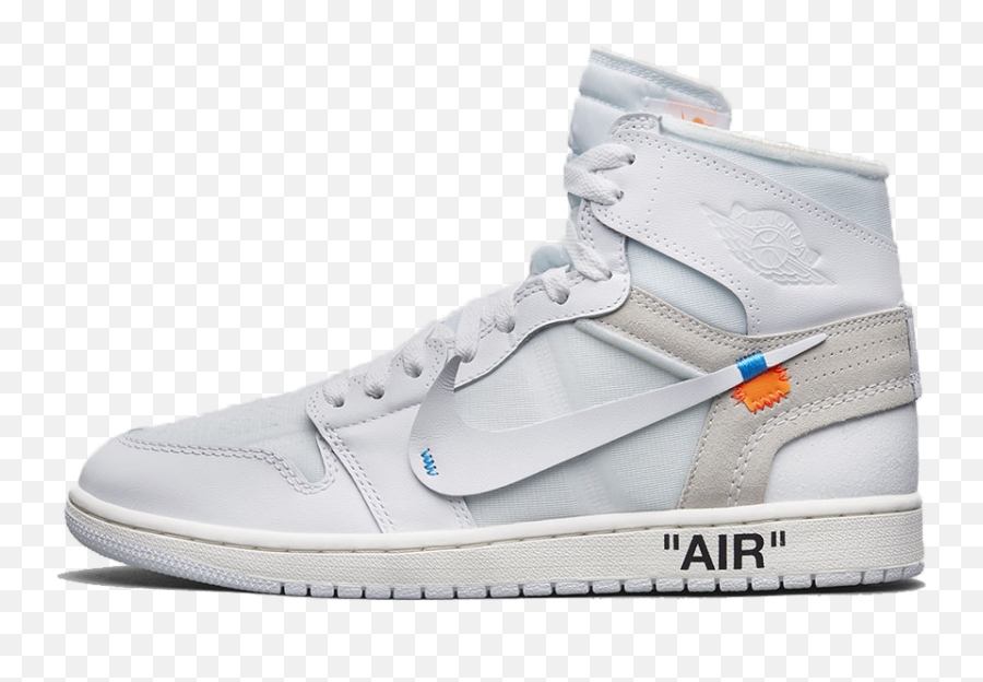 Off - White X Jordan 1 White Where To Buy Aq0818100 The Nike Off White Jordan White Png,Jordans Png