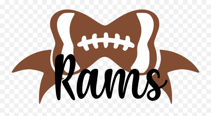 Rams Football Bow Svg Graphic - Illustration Png,Rams Png