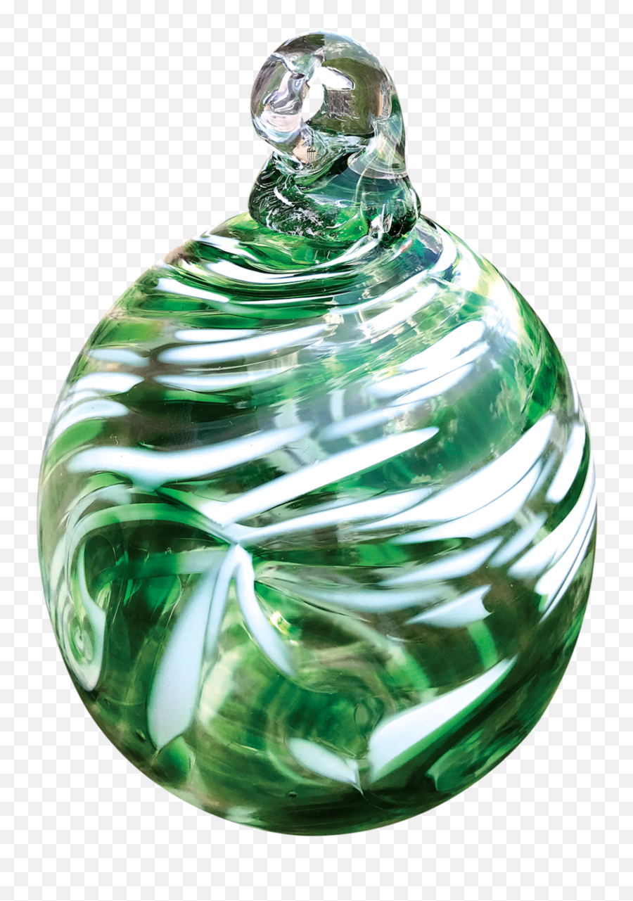 2019 Christmas Ornament - Green And White Bouncy Ball Png,Christmas Bulb Png