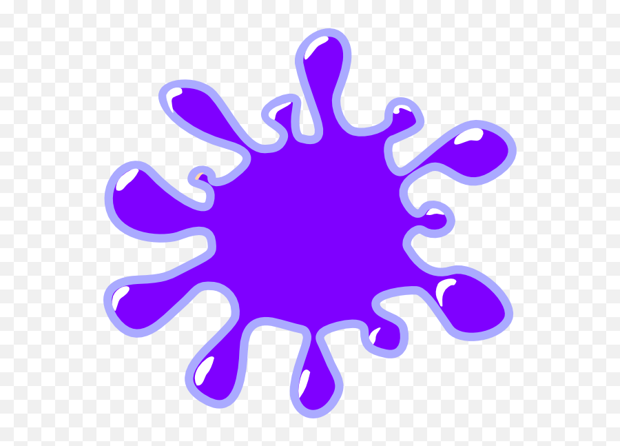 Slime Clipart Purple Paint - Purple Clipart Png,Slime Png