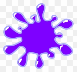 Slime Clipart Purple Paint - Purple Clipart Png,Slime Png