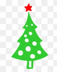 Christmas Tree Png - Simple Transparent Background Clipart