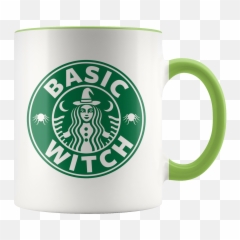 Download Hd Basic Witch Halloween Coffee Mug A La Starbucks - png