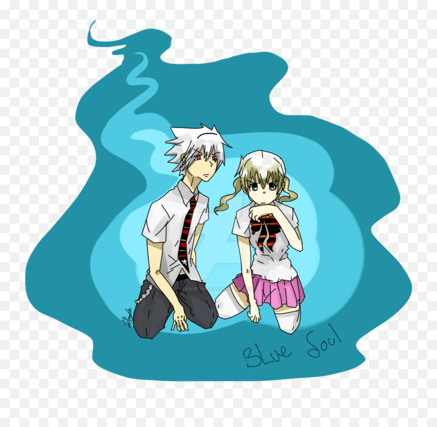 Yay Leslie Cliparts - Soul Eater And Blue Exorcist Png Soul Eater And Blue Exorcist Crossover,Soul Eater Png