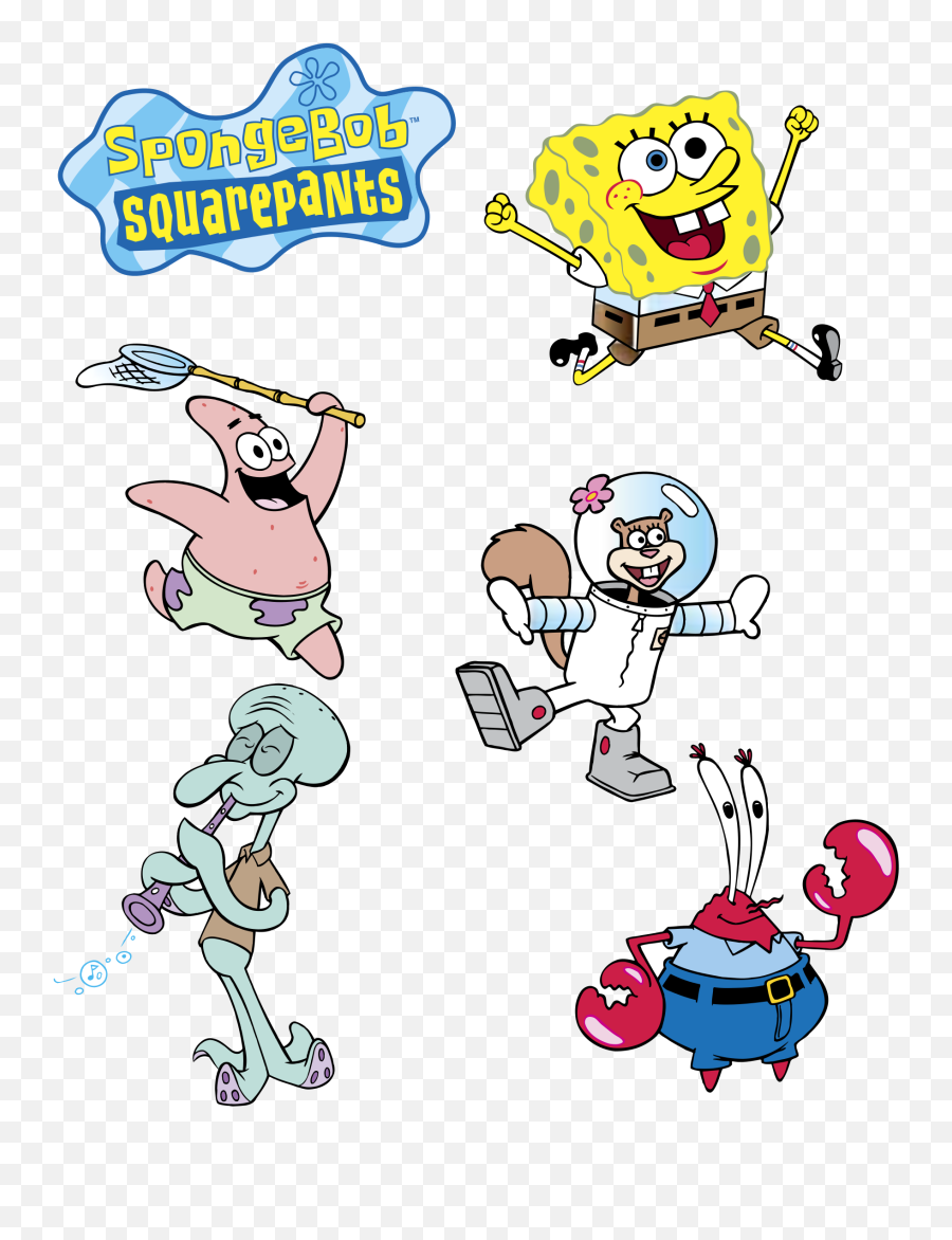 Logo Png Transparent Svg Vector - Spongebob Characters Clipart,Sponge Bob Png