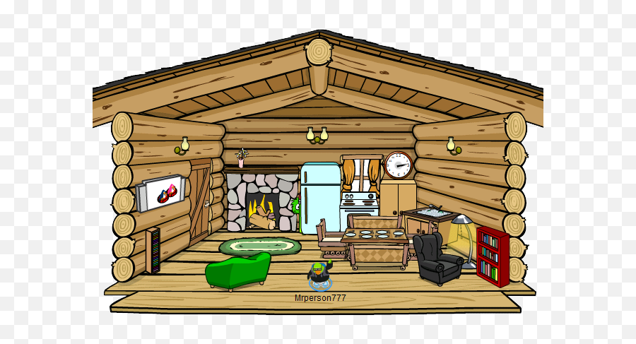 Cabin Png Image Arts - Club Penguin Wood Igloo,Hut Png