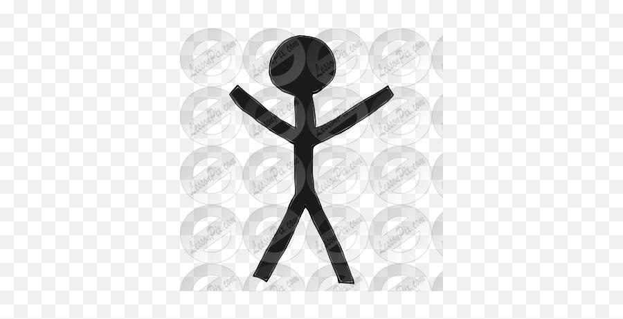 Lessonpix Mobile - Cross Png,Stickman Png