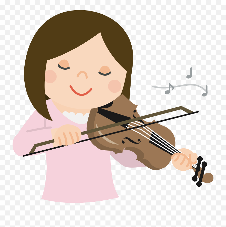String Instrument Art Viola Png Clipart - Girl Playing Violin Clipart,Viola Png