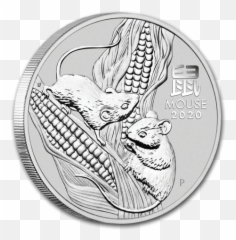 2020 1 Oz Australia Lunar Series Iii - Silver Coin Lunar Mouse 2020 2 Oz Png,Coin Transparent