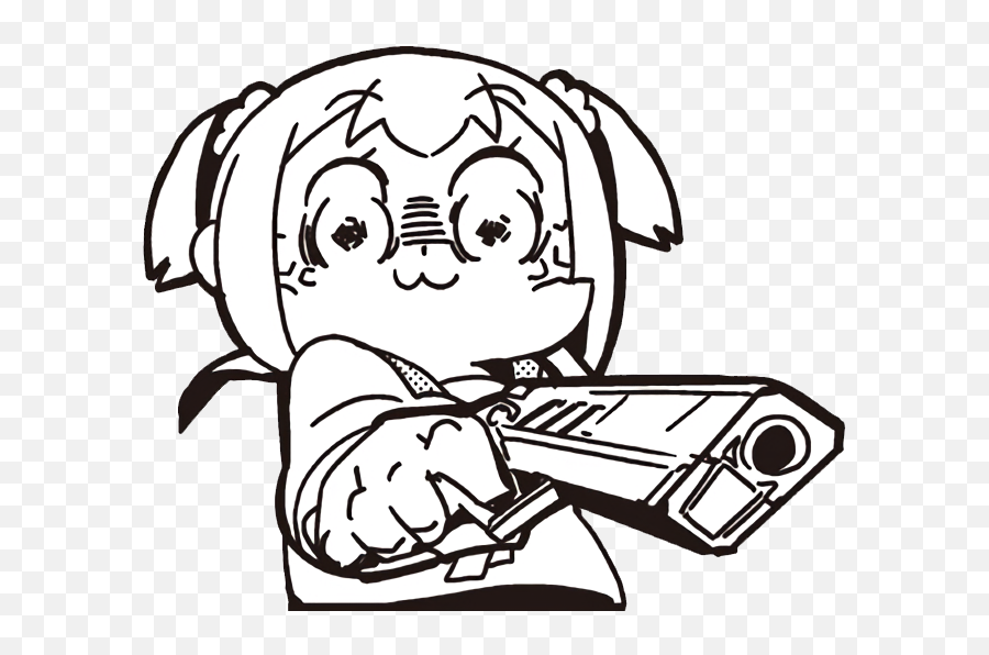 Png Angery Popuko - Pop Team Epic Faces,Lens Flare Meme Png