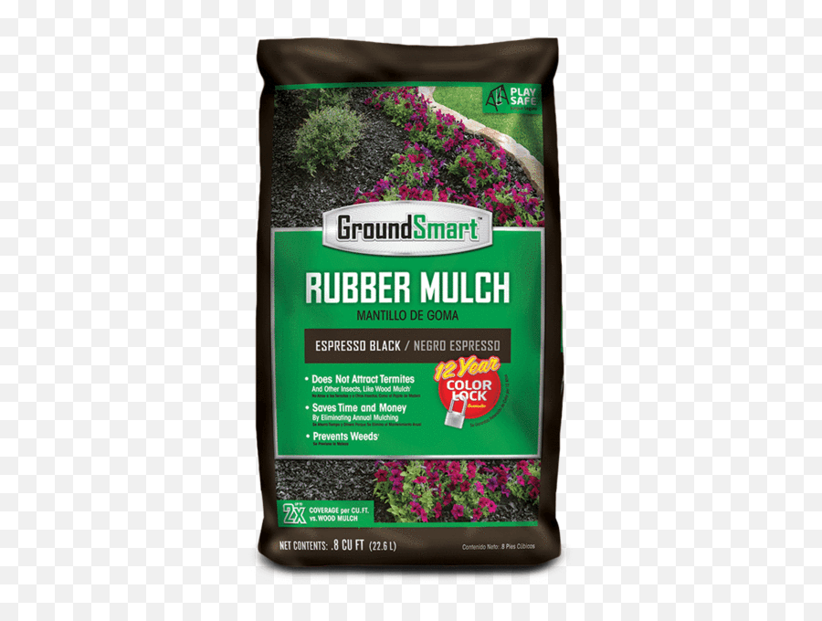 Groundsmart Rubber Mulch - 20lb Individual Bags 1960 Lbs Total Groundsmart Rubber Mulch Png,Mulch Png