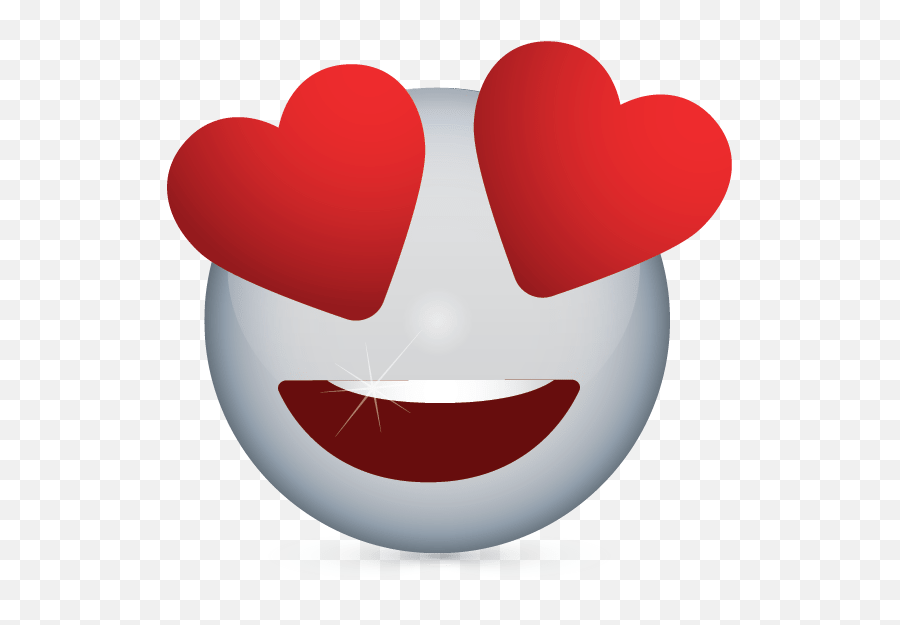 Create Free Heart Eyes Emoji Logo - Heart Eyes Emoji Png Transparent,Heart With Eyes Logo