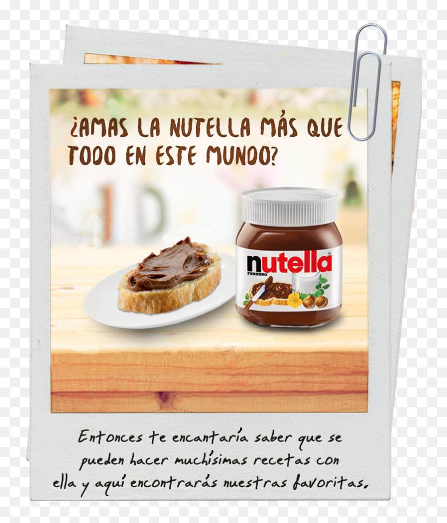 Nutella Facebook - Chocolate Png,Nutella Png