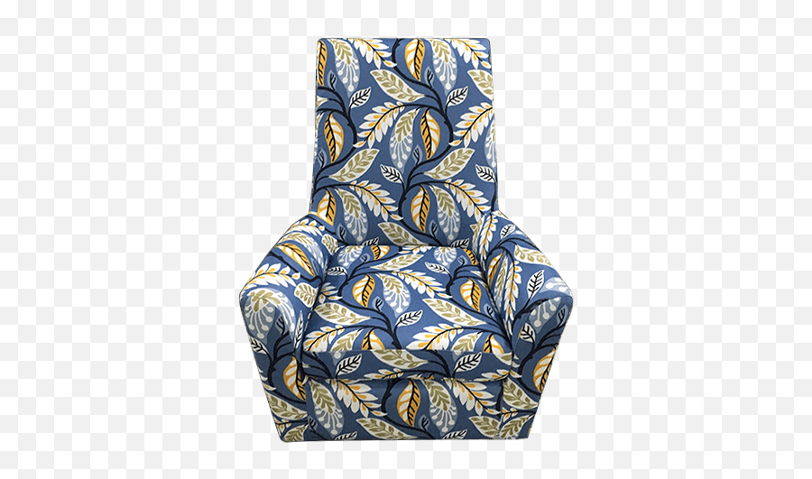 Balvano Chair Yellow Blue Flower In Furniture Stores North - Paisley Png,Blue Flower Png