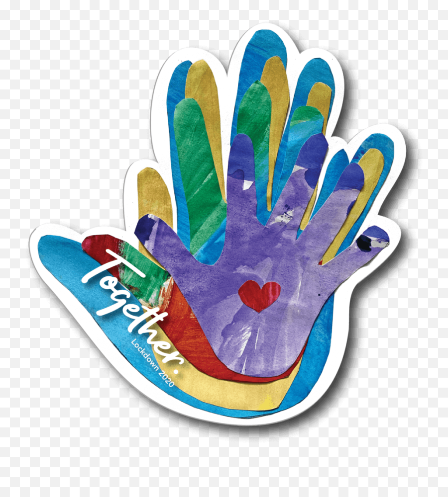 Together Family Handprint - Quarantine Craft Kids Family Png,Handprint Png