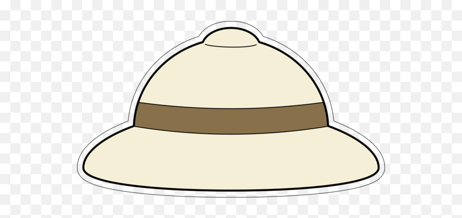 Safari Hat Cookie Cutter - Clip Art Png,Safari Hat Png
