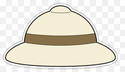 Safari Hat Cookie Cutter - Clip Art Png,Safari Hat Png