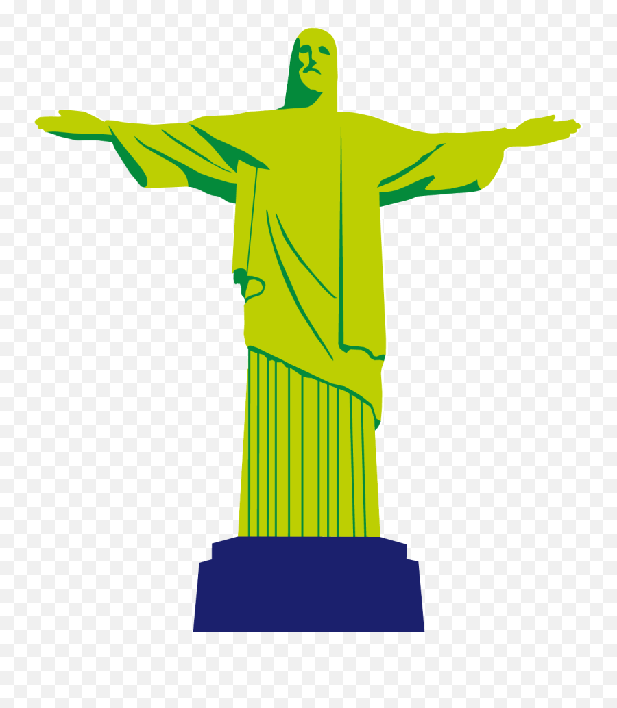 King Christ Corcovado Redeemer Brazil - Brazil Jesus Png,Jesus Christ Transparent