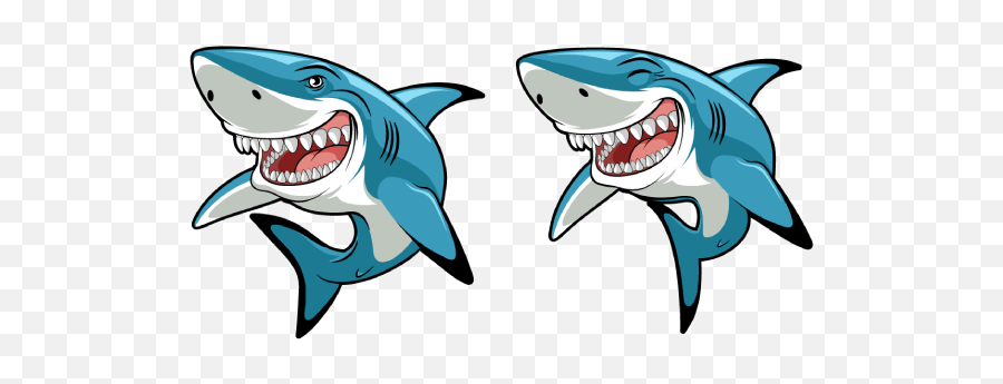 Funny Great White Shark Cursor U2013 Custom Browser Extension - Great White Shark Png,Great White Shark Png