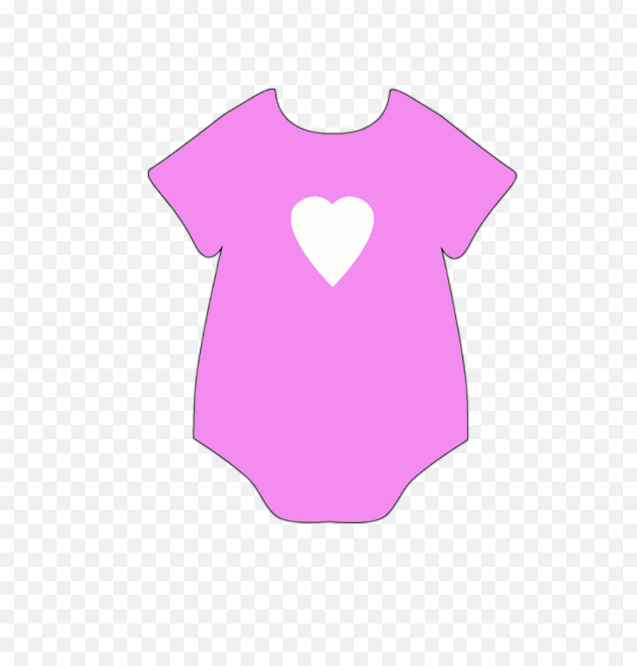 Download Baby Girl Shower Png Clipart - Baby Onesie Svg Heart,Shower Png