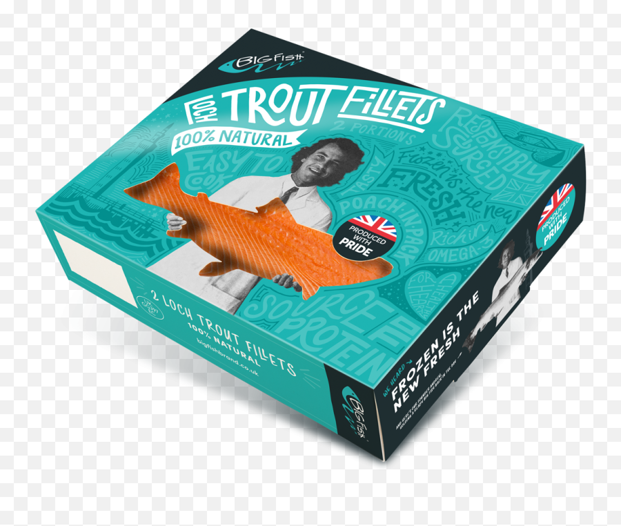 Loch Reared Trout Fillets Are Rich In - Fish Smoked Packaging Design Png,Trout Png