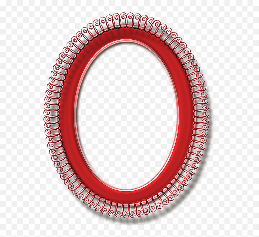 Circle Frame Transparent Png Clipart - Oval Red Frame Png,Circle Frame Png