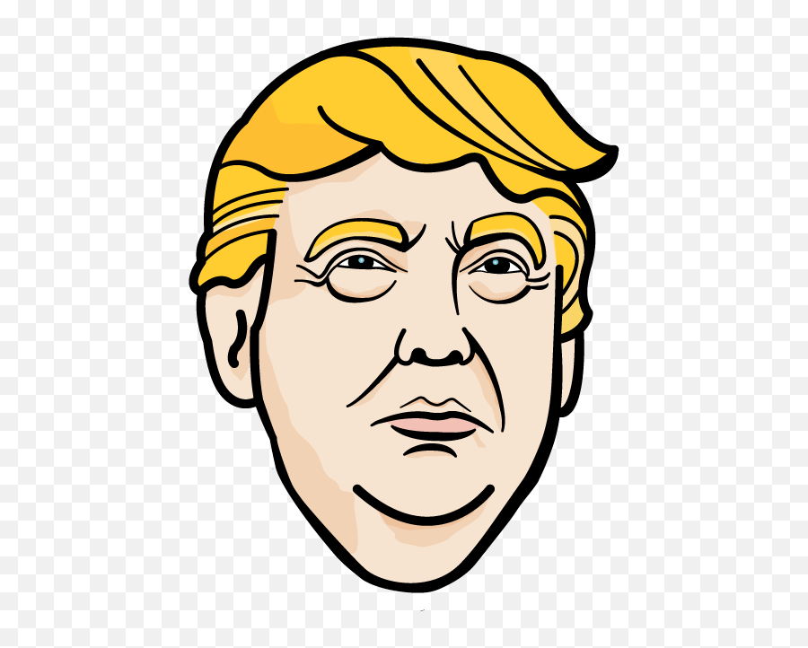 Donald Ghostbusters Facial Expression - Donald Trump Easy Drawing Png,Trump Head Transparent Background