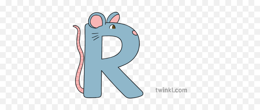 Letter R Mouse Spanish Alphabet Animals Ks1 1 Illustration - Letter R With  Animals Png,Letter R Png - free transparent png images 