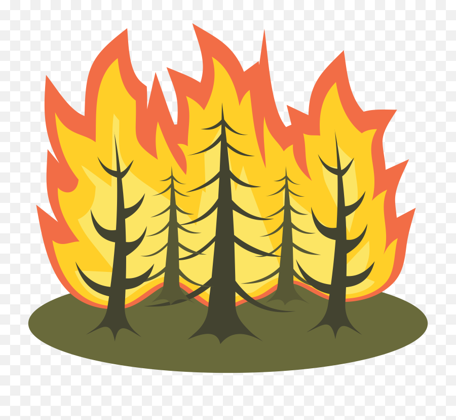 Forest Fire Clipart Group Clip Art - Forest Fire Clipart Png,Forest Tree Png