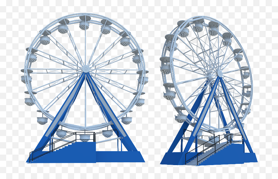 84 Ft Observation Wheel Big Round Ferris - Ferris Wheel Png,Ferris Wheel Png