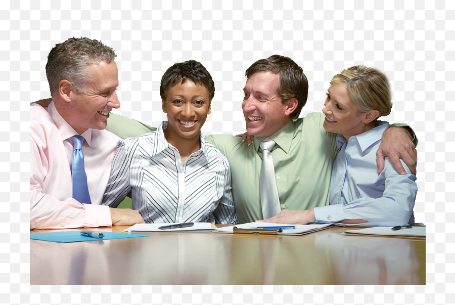 People Sitting - Business People Table Conversation,People Sitting At Table Png