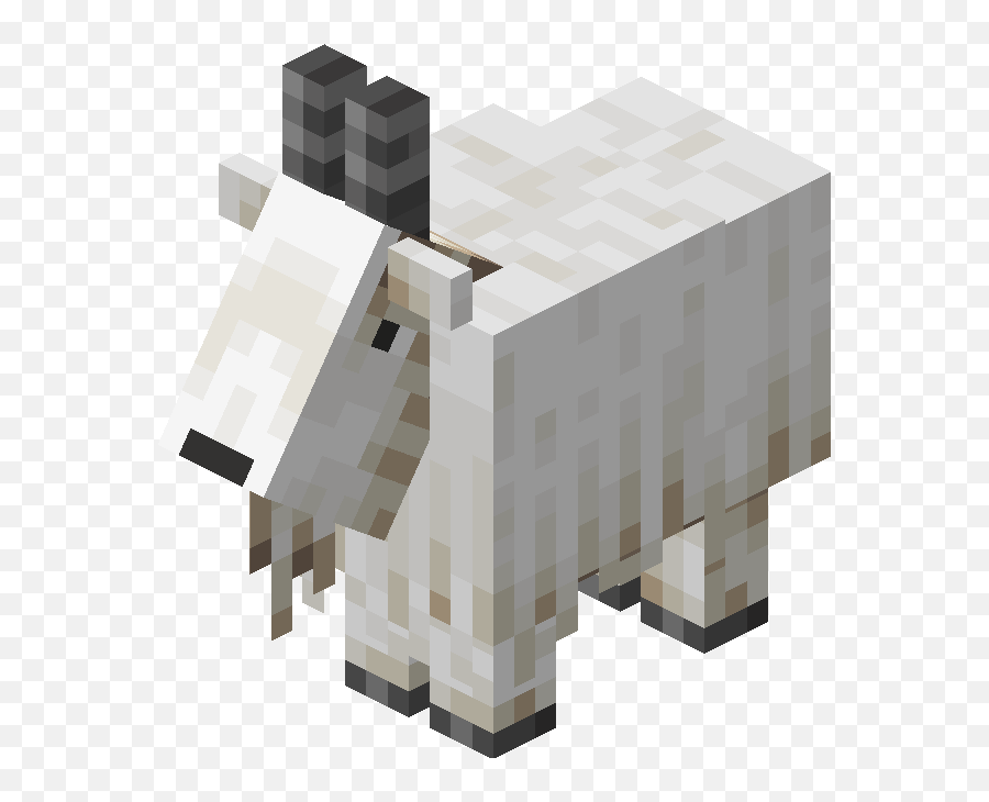 Goat - Minecraft Goat Png,Goat Horns Png