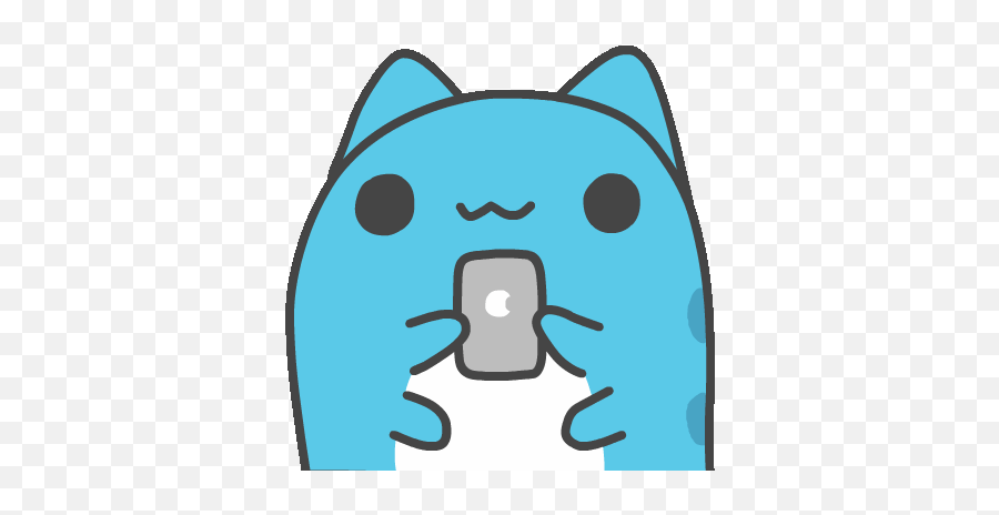 Blue Cat Gif - Bugcat Capoo Gif Png,Dancing Cat Gif Transparent
