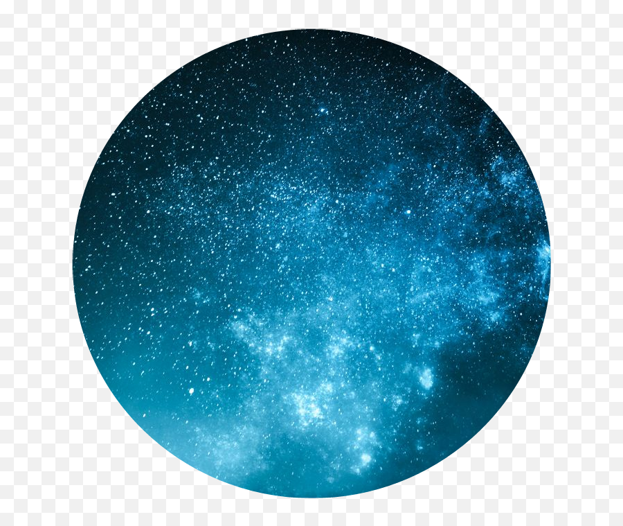 Night Stars Srar Blue Galaxy Galexy Skyfallhaven Sky - Circle Png,Night Stars Png