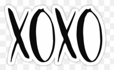 Xoxo Hugs And Kisses Sticker - Hugs And Kisses Sticker Png,Xoxo Png