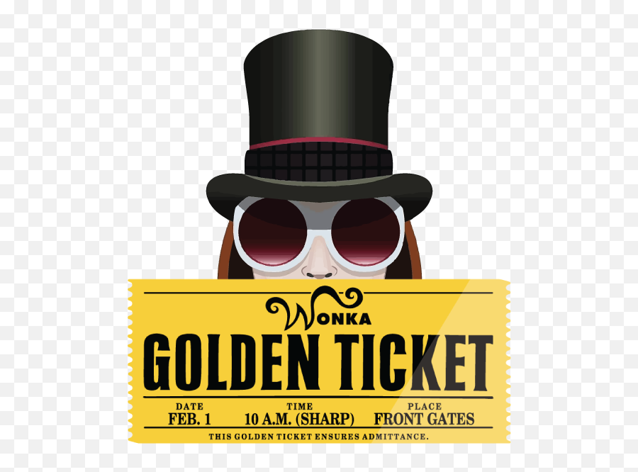 Golden Ticket - Charlie And The Chocolate Factory Png,Golden Ticket Png