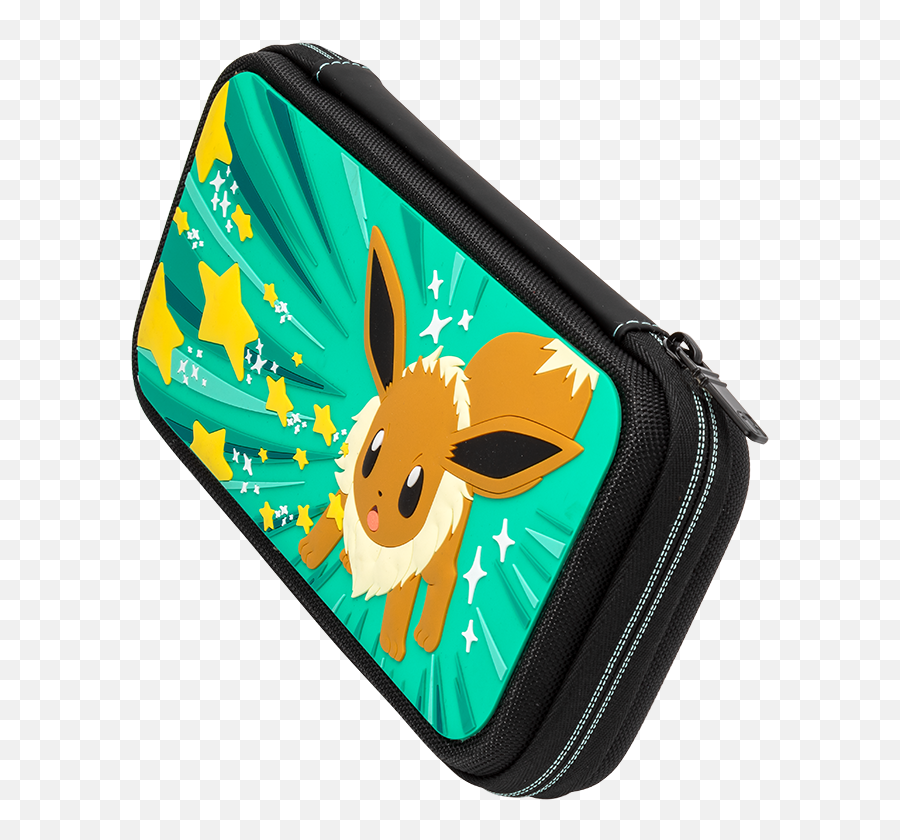 System Travel Case - Eevee For Nintendo Switch Nintendo Switch Eevee Case Green Png,Eevee Transparent